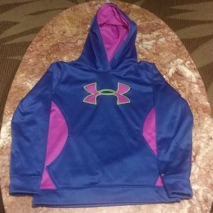 Under Armour blue and purple hoodie